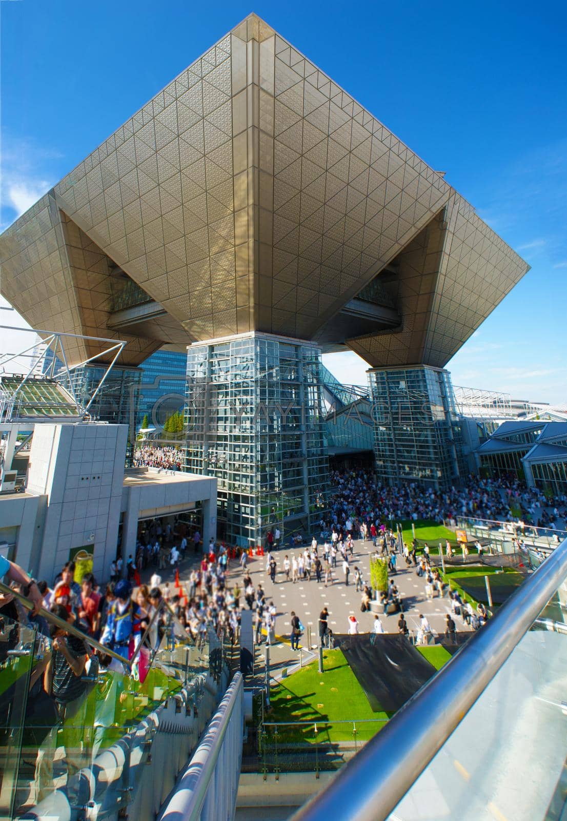 Rooftop Exhibition Area at Tokyo Big Sight, ideal for trade shows and conferences.