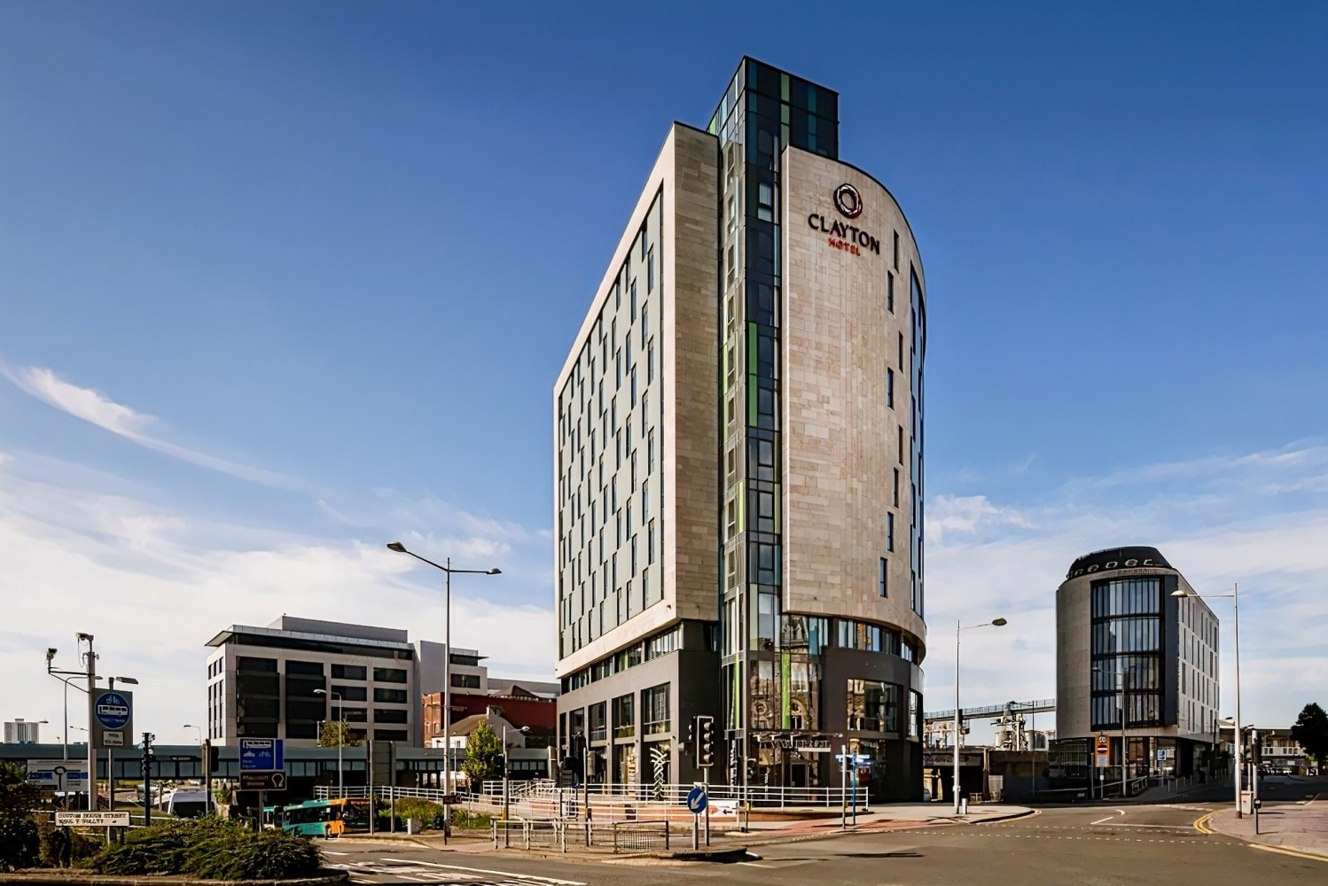 Modern Meeting Room 6 at Clayton Hotel Cardiff, ideal for corporate events and conferences.