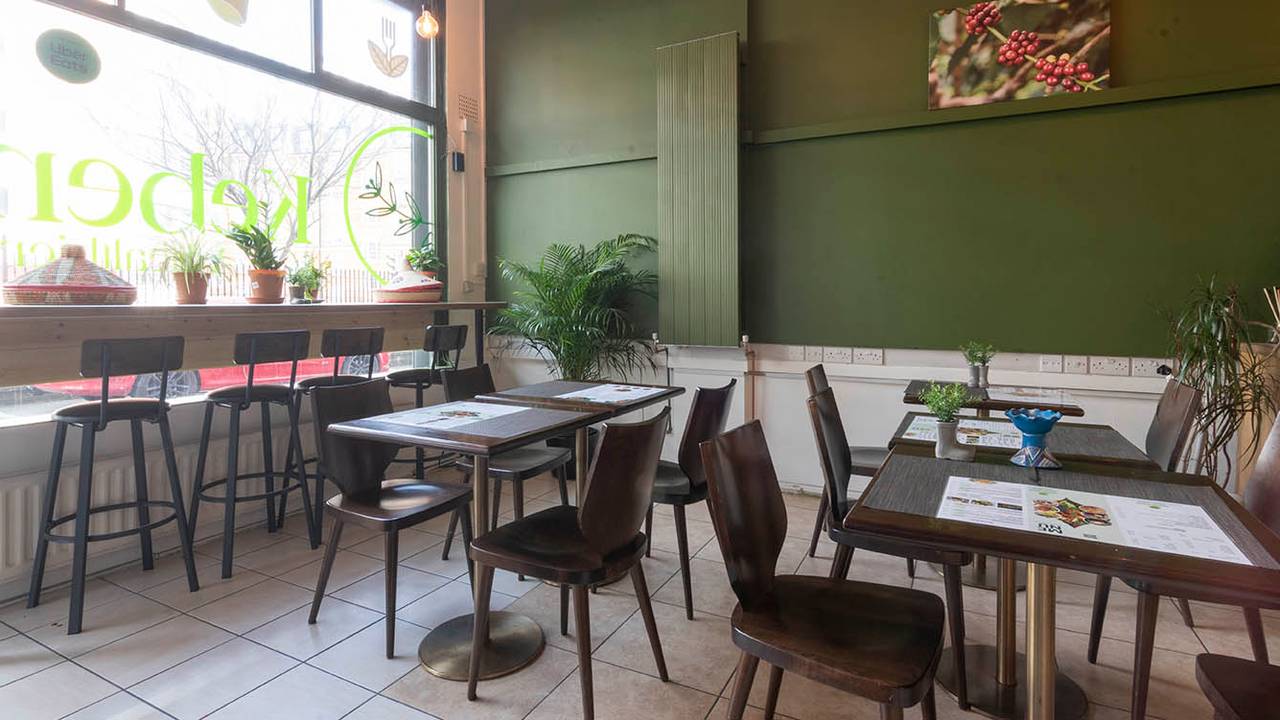 Cozy modern café in Kebena Green, perfect for networking and casual gatherings.