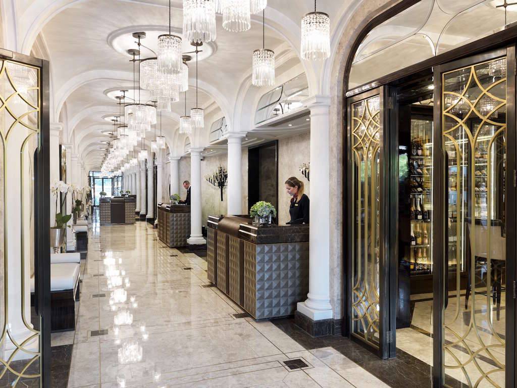 Crystal Bar lobby at The Wellesley Knightsbridge, luxury venue for upscale events.