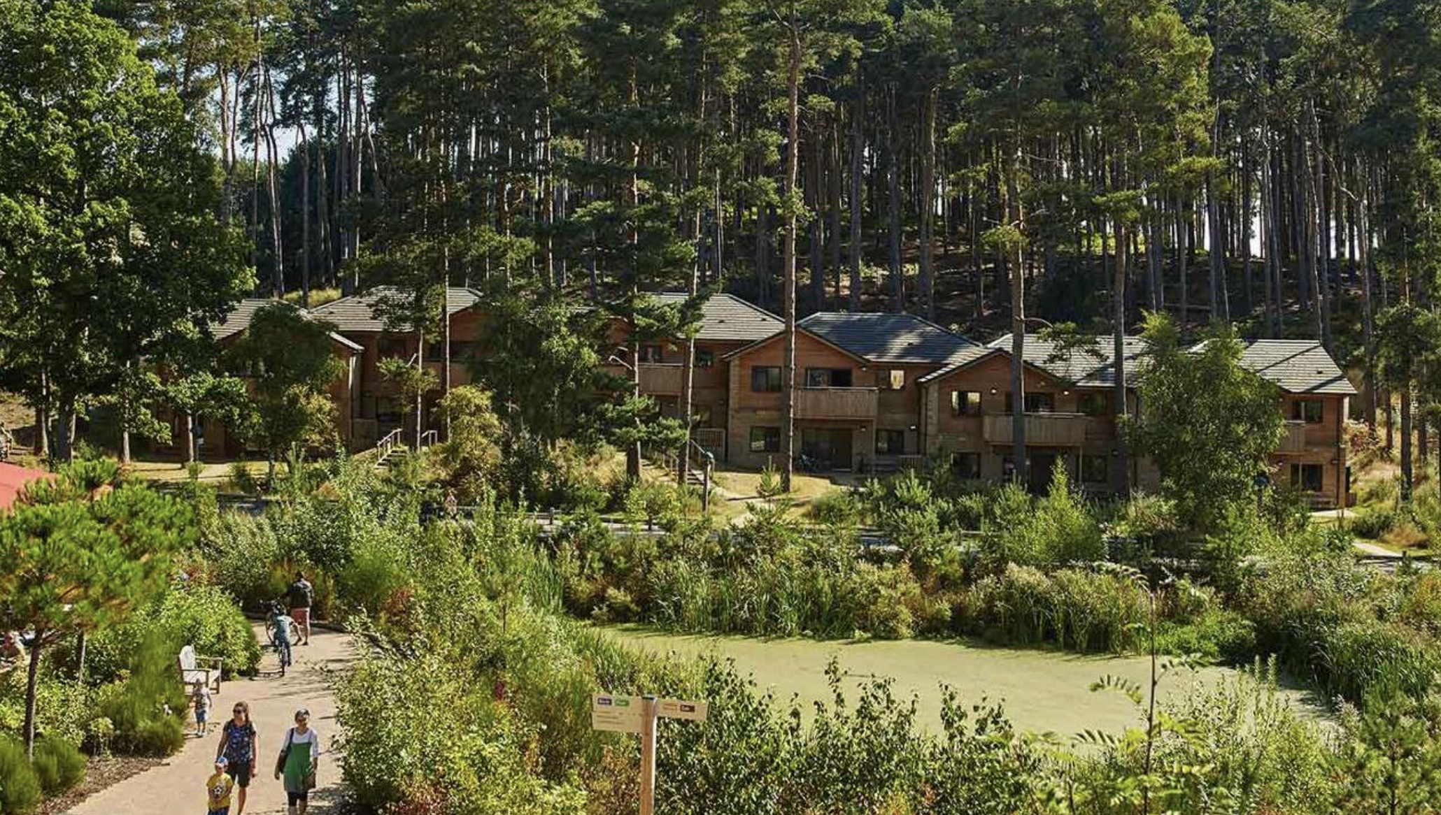 Wilstead Suite at Centre Parcs: rustic venue for retreats and team-building events.