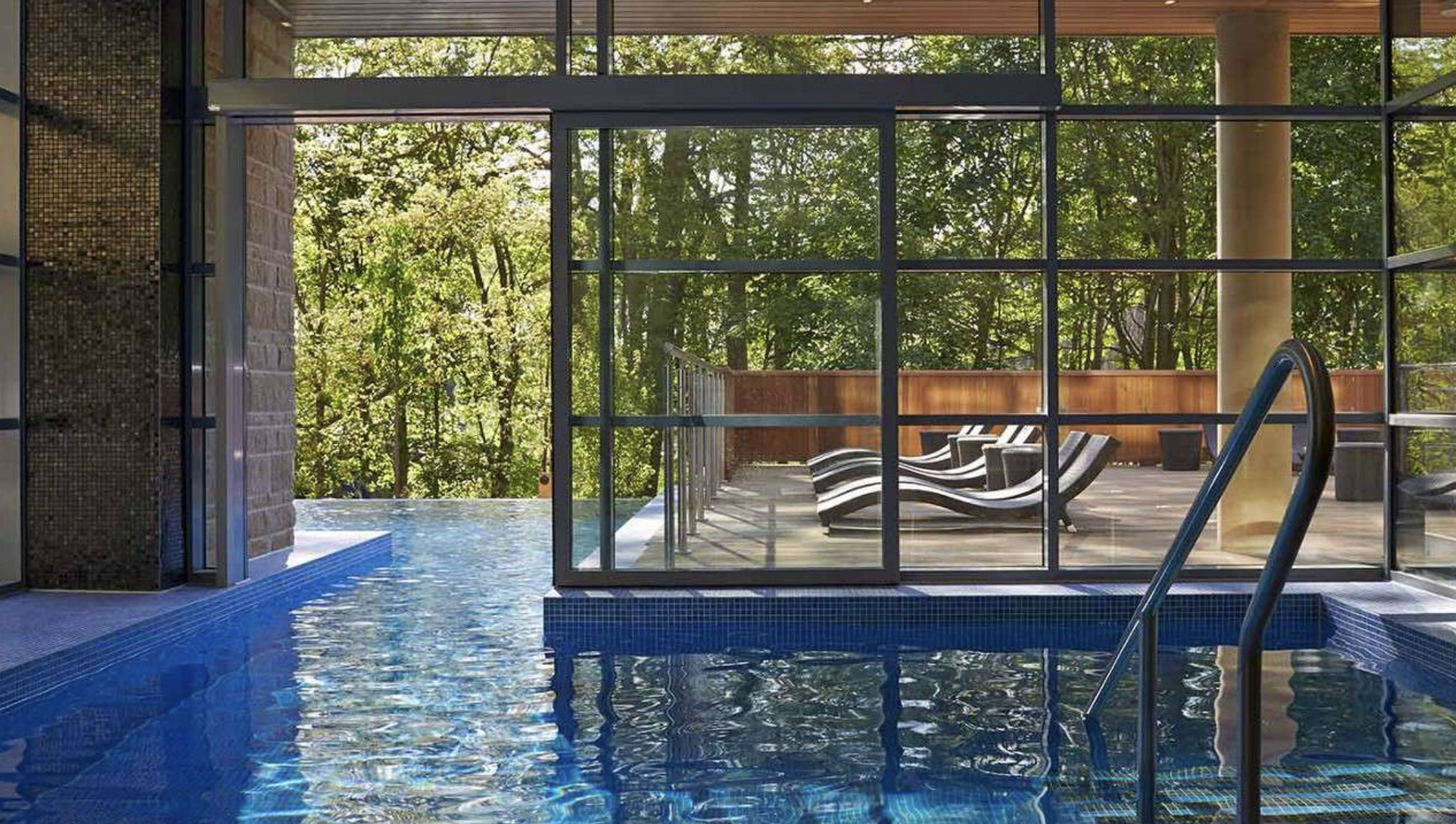 Wilstead Suite pool area at Centre Parcs, Woburn Forrest for wellness retreats and events.