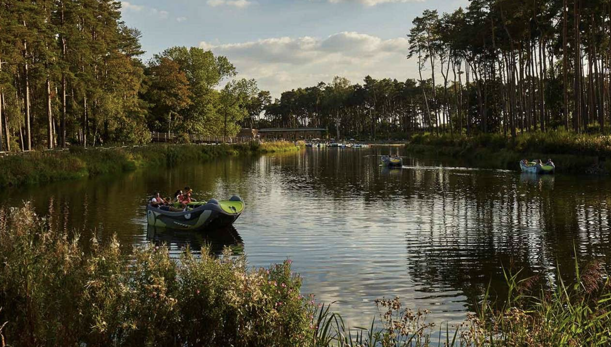 Wilstead Suite at Centre Parcs: serene outdoor venue for team-building retreats and corporate events.