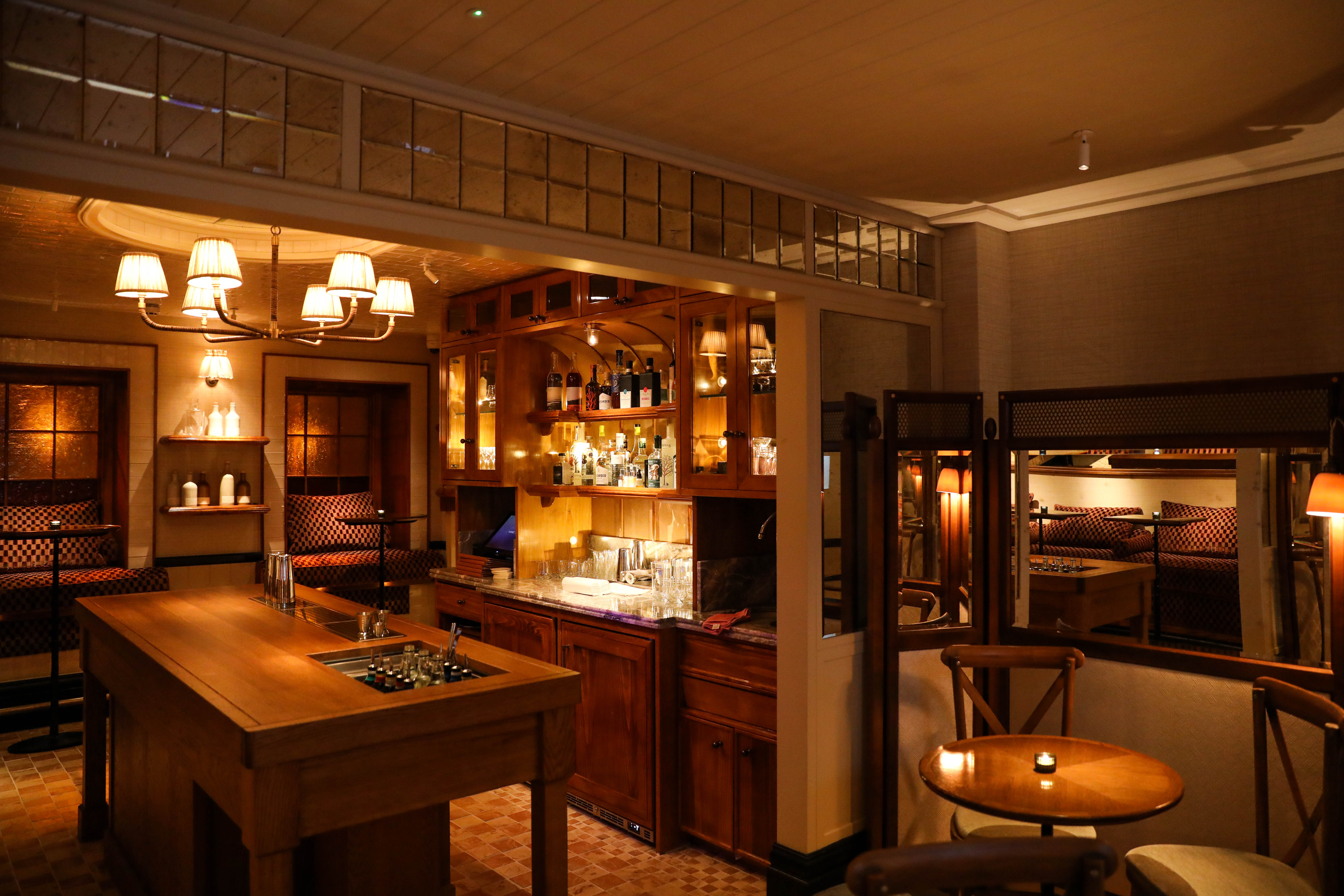 Sophisticated venue hire in NIJŪ with warm lighting for corporate events and celebrations.