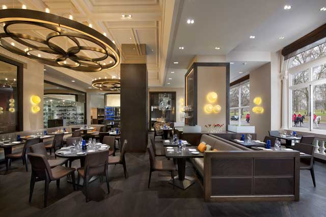 Dinner by Heston Blumenthal, elegant restaurant venue for corporate events in London.