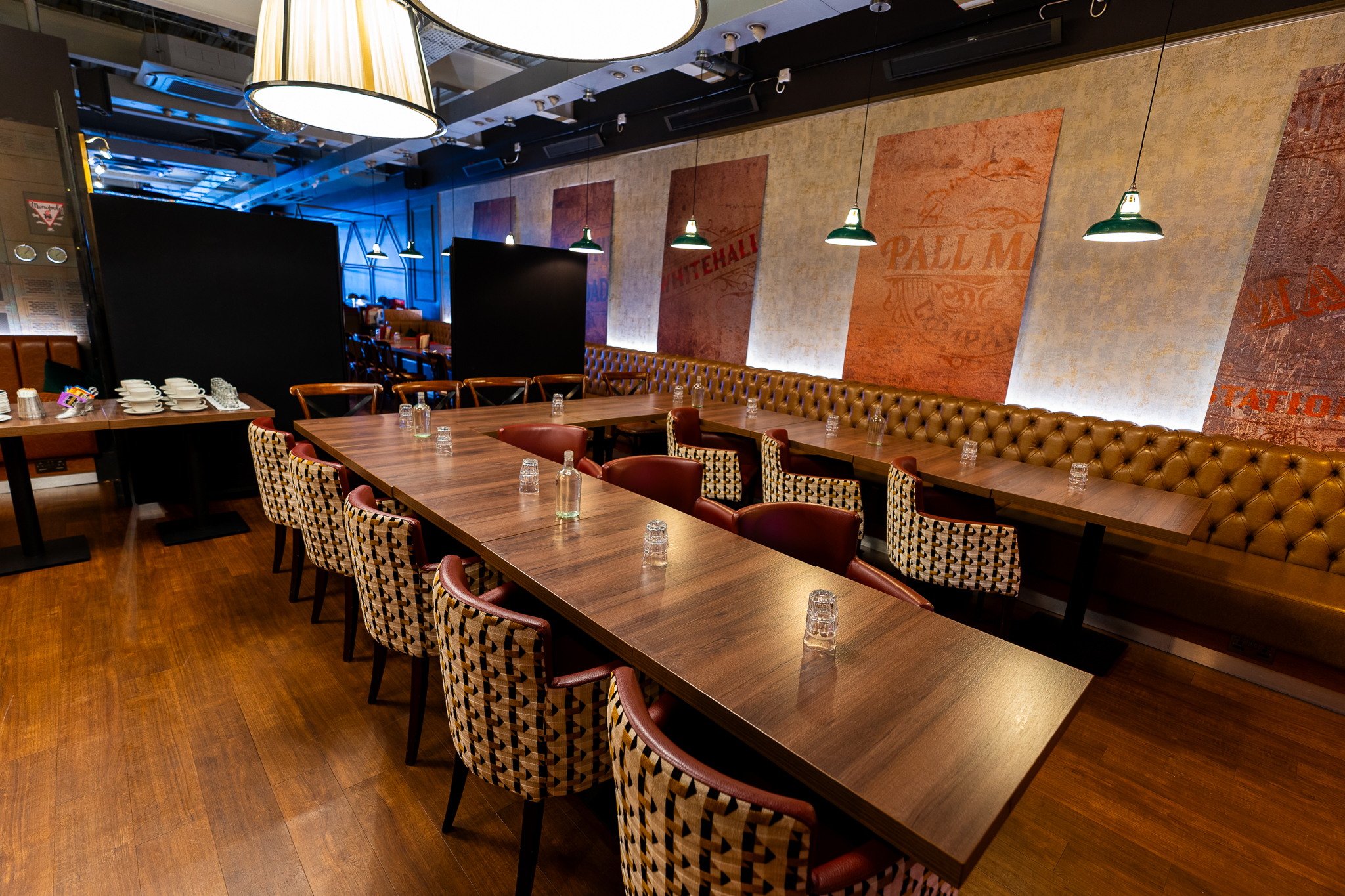 Elegant meeting space at Top Hat Restaurant for corporate events and gatherings.