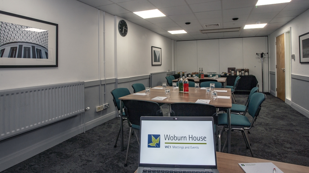 Foster and Bloomsbury Rooms at Woburn House, ideal for meetings and events.