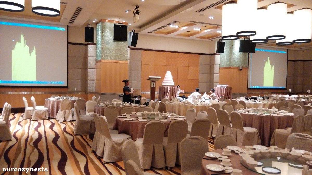 Elegant banquet hall in M Hotel Singapore, perfect for weddings and corporate events.