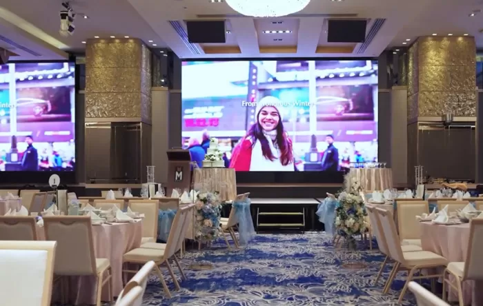 Elegant banquet suite in M Hotel Singapore, perfect for weddings and corporate events.