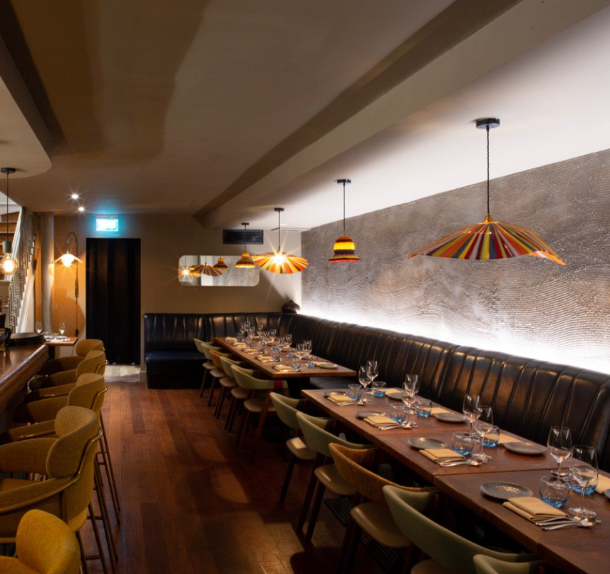 Stylish Lima bar in Fitzrovia, ideal for intimate gatherings and corporate dinners.