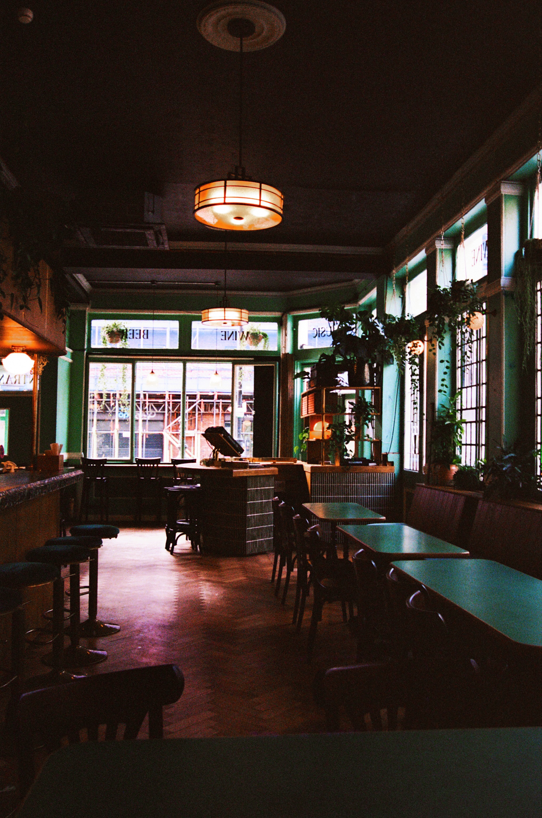 Cozy Marquee Moon Basement venue with natural light for intimate meetings and events.