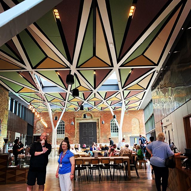 Green Room at Square Chapel: modern event space with high ceilings for workshops and receptions.