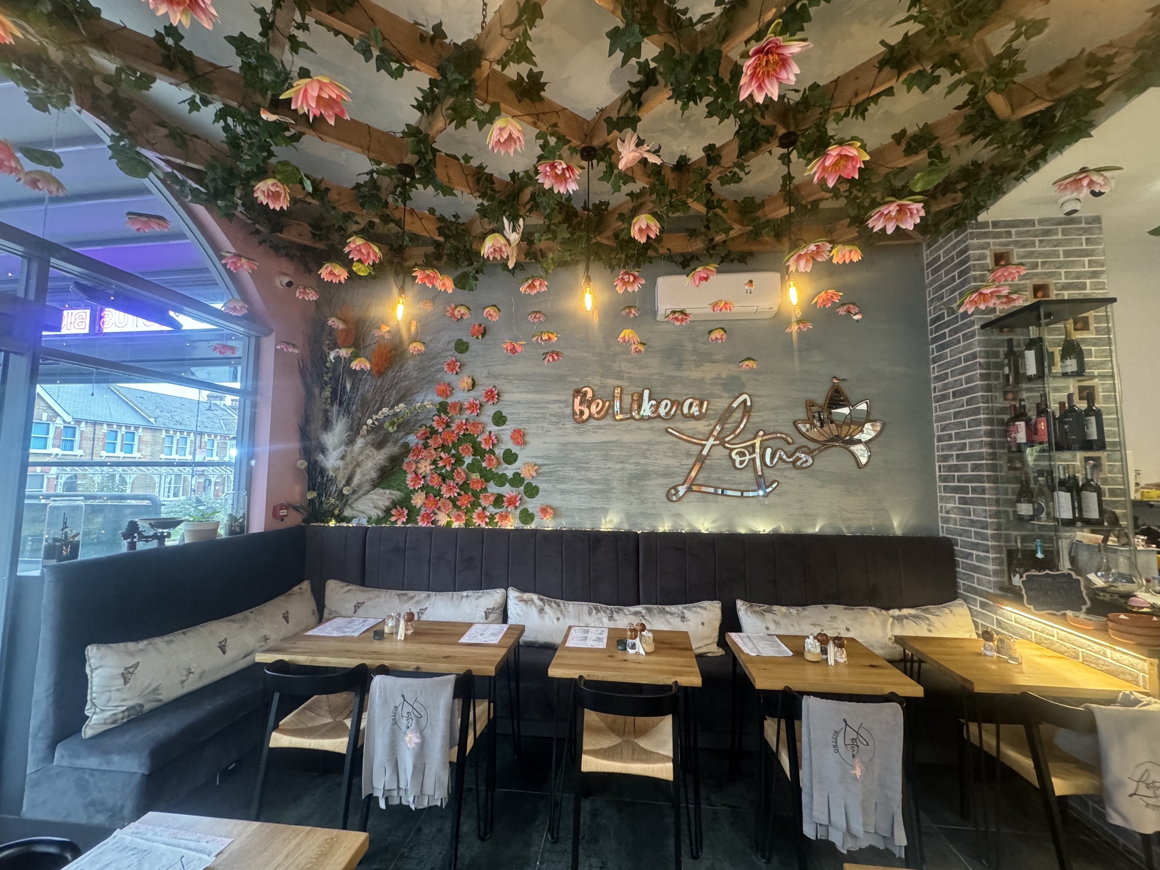 Lotus Bistro: Elegant restaurant with floral decor, perfect for intimate events and gatherings.