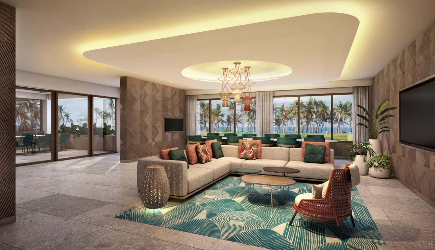 Stylish conference room at Crowne Plaza Resort Guam for networking events and meetings.