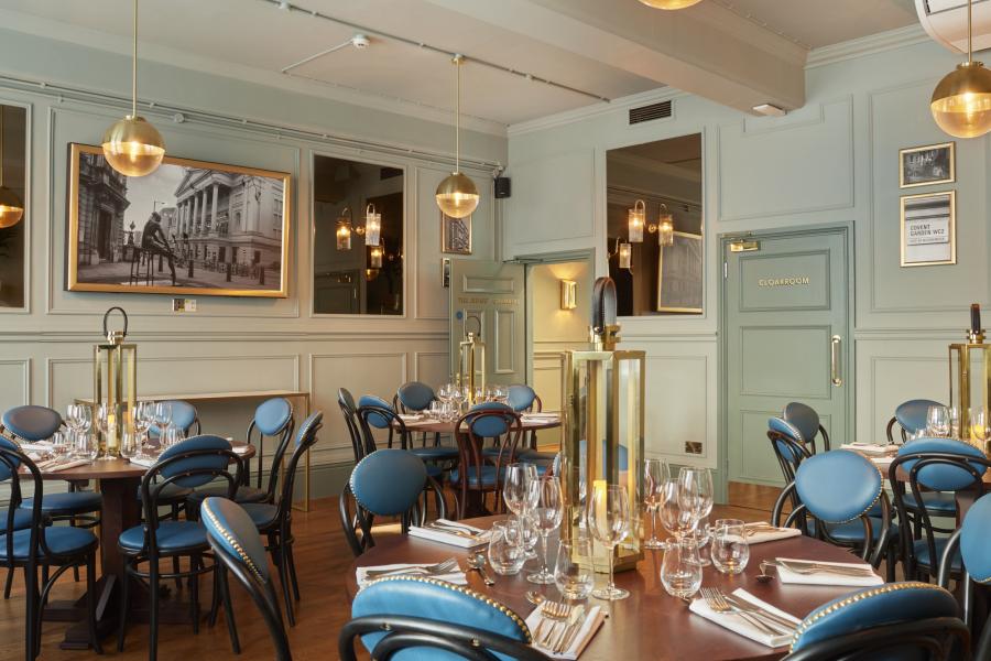 Stylish restaurant in Aspire House, ideal for intimate gatherings and corporate events.