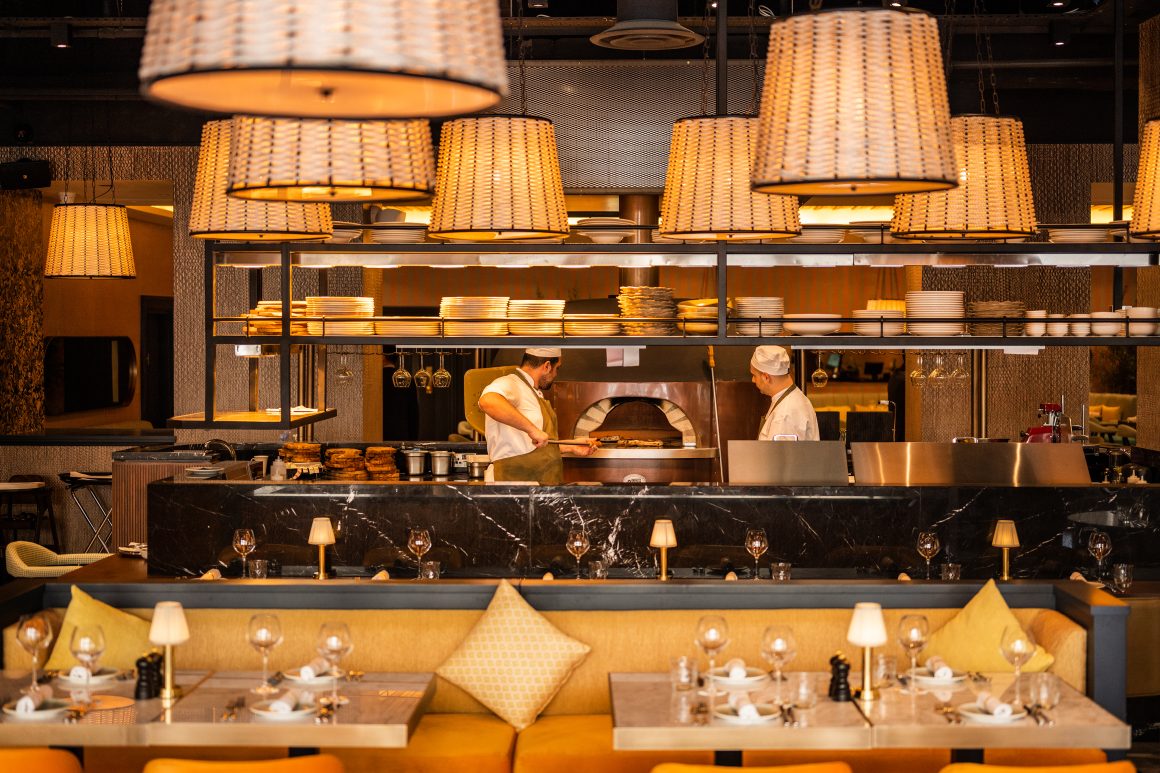 Stylish Gino D'Acampo Leeds bar, ideal for intimate gatherings and corporate events.