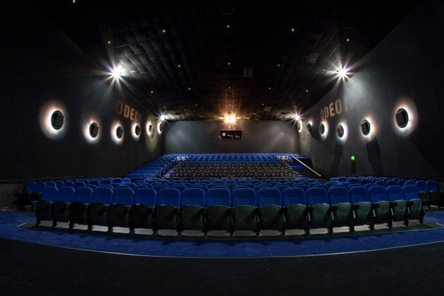 Spacious ODEON Trafford Centre auditorium with tiered seating for events and screenings.