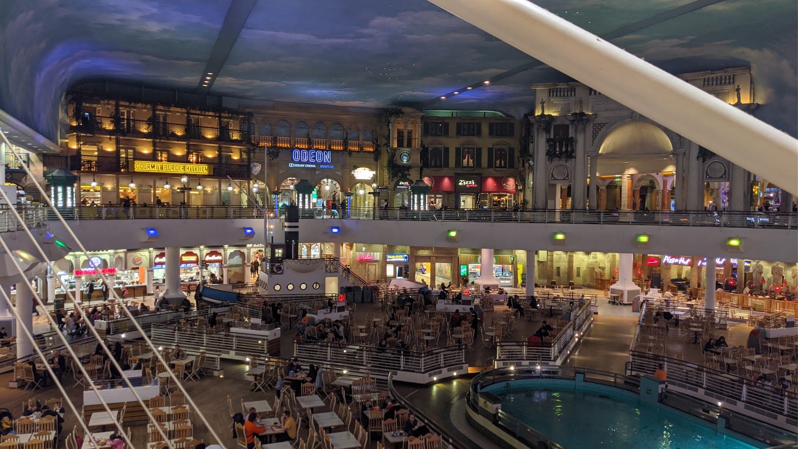 ODEON Trafford Centre cinema venue with themed architecture for events and gatherings.