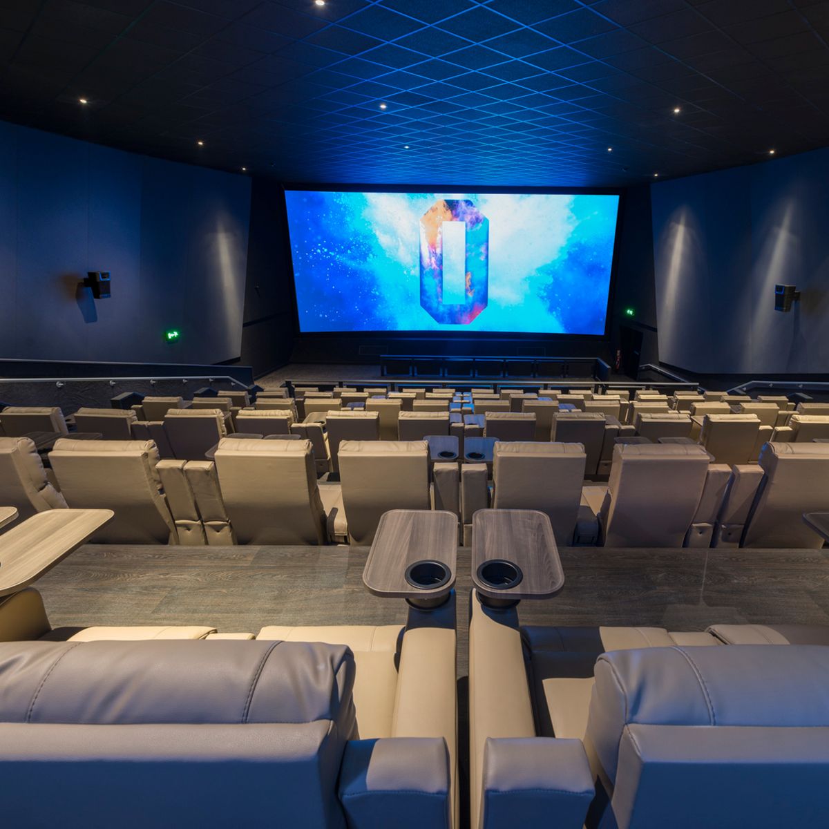 Modern cinema venue with plush seating for corporate events in ODEON LUXE Birmingham.