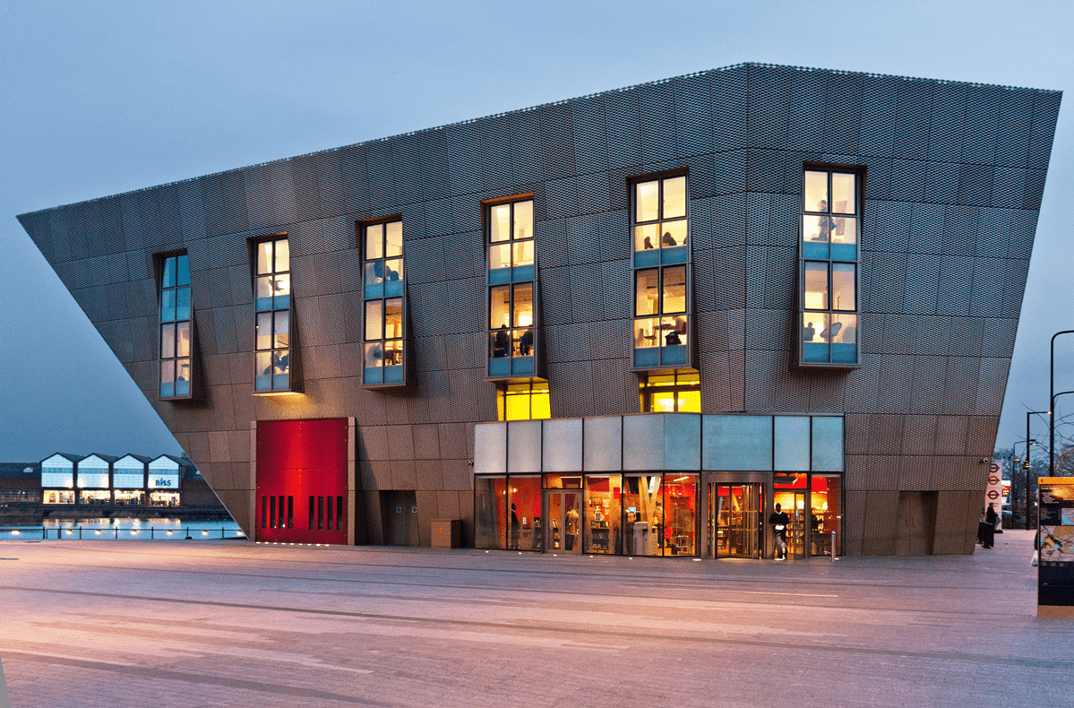 Modern Meeting Room 6 at Canada Water Library, ideal for corporate events and workshops.
