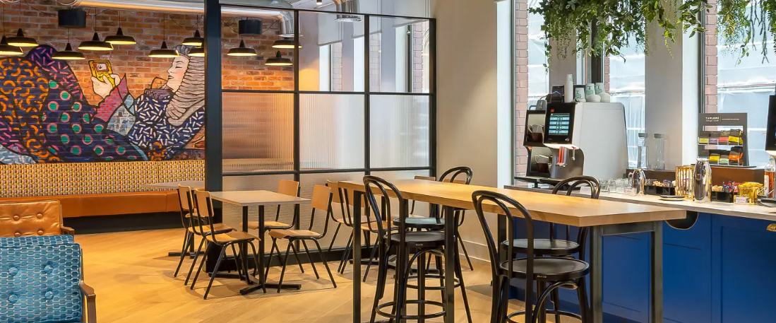 Modern meeting space at etc.venues Chancery Lane, ideal for collaboration and networking.