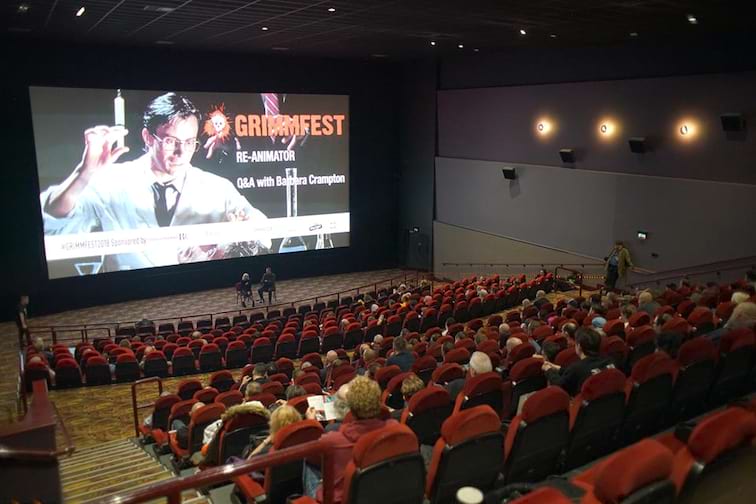 Cinema event space at ODEON Manchester with large screen for film festival and Q&A.