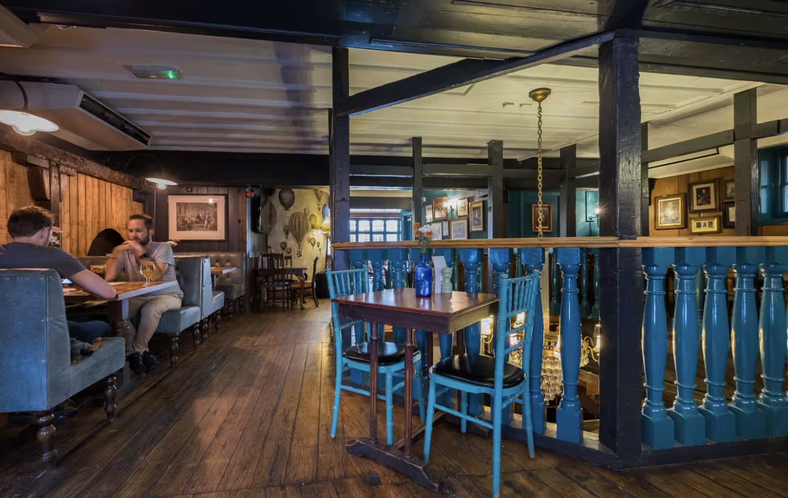 Cozy WN Barkers venue with warm lighting, perfect for intimate meetings and small events.