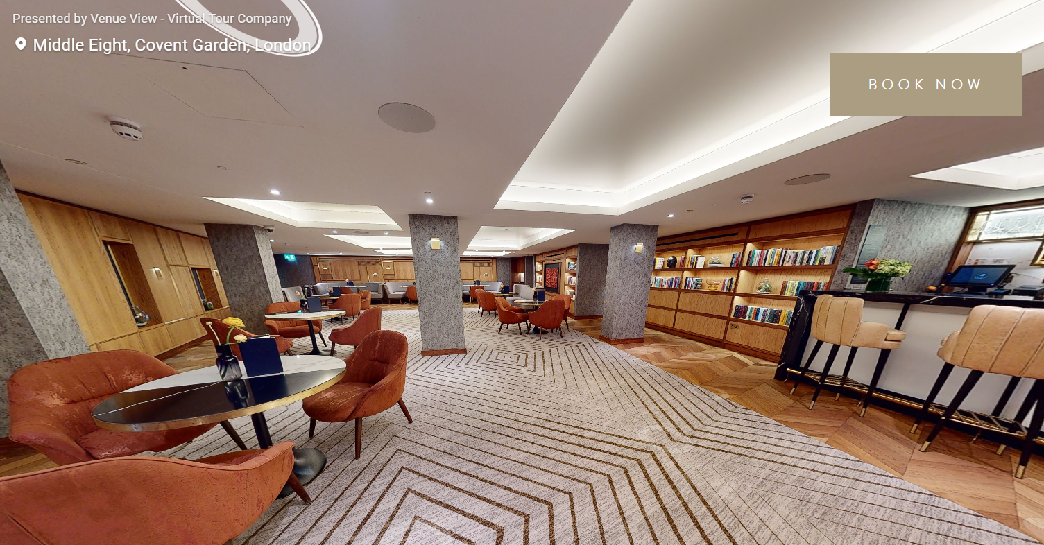 Sophisticated meeting space in Covent Garden, ideal for networking events and gatherings.