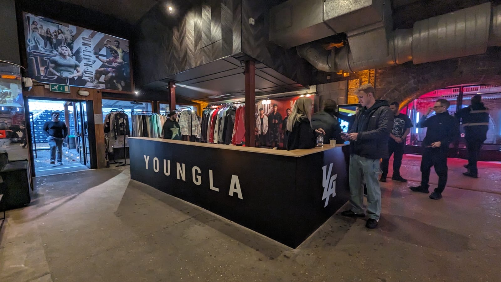 Stylish event space at 83 Rivington St for pop-up promotions and networking.