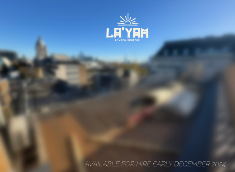 Vibrant La'Yam Rooftop venue with stunning views for events and gatherings.