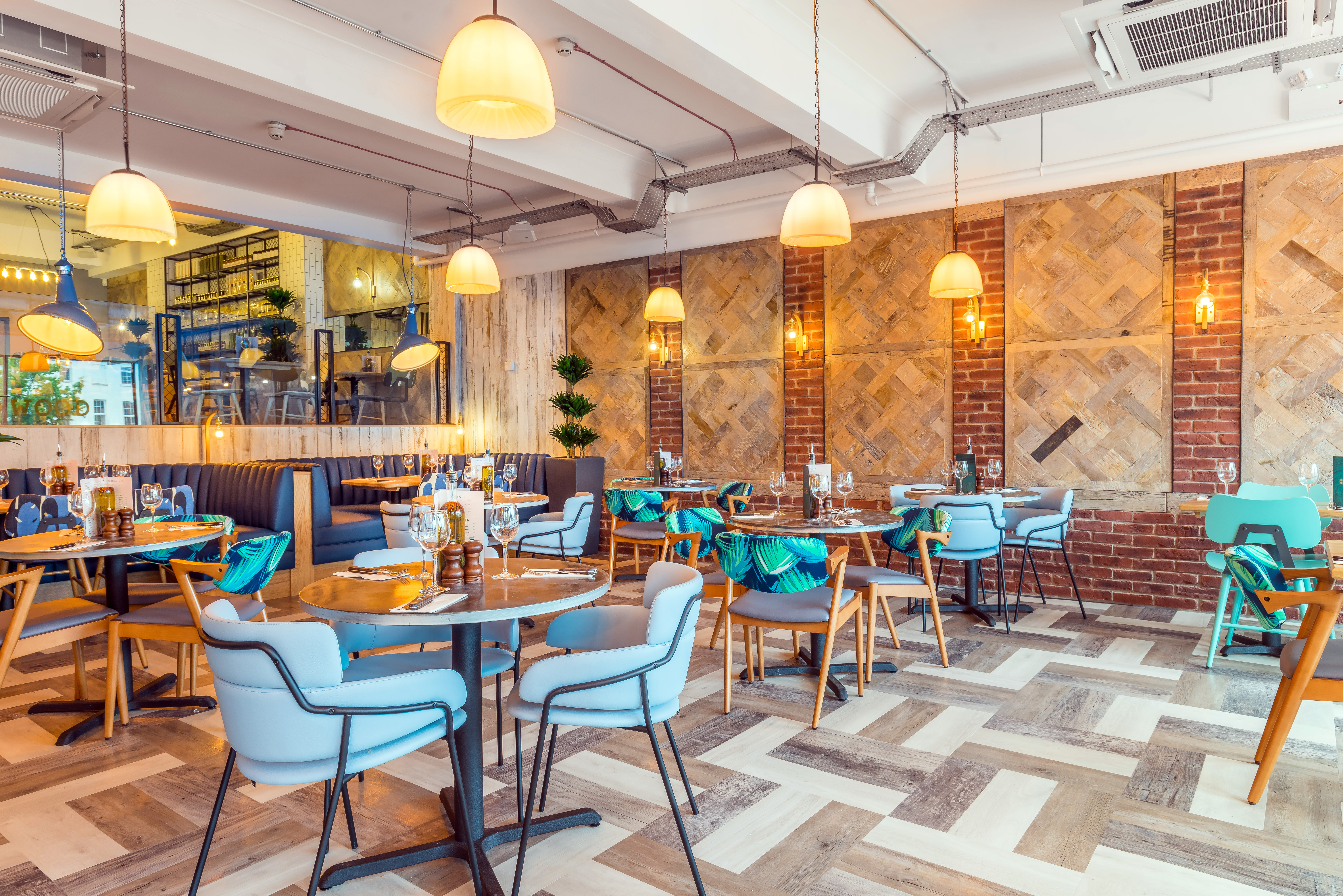 Modern restaurant in Wildwood Epping with warm lighting for intimate events.