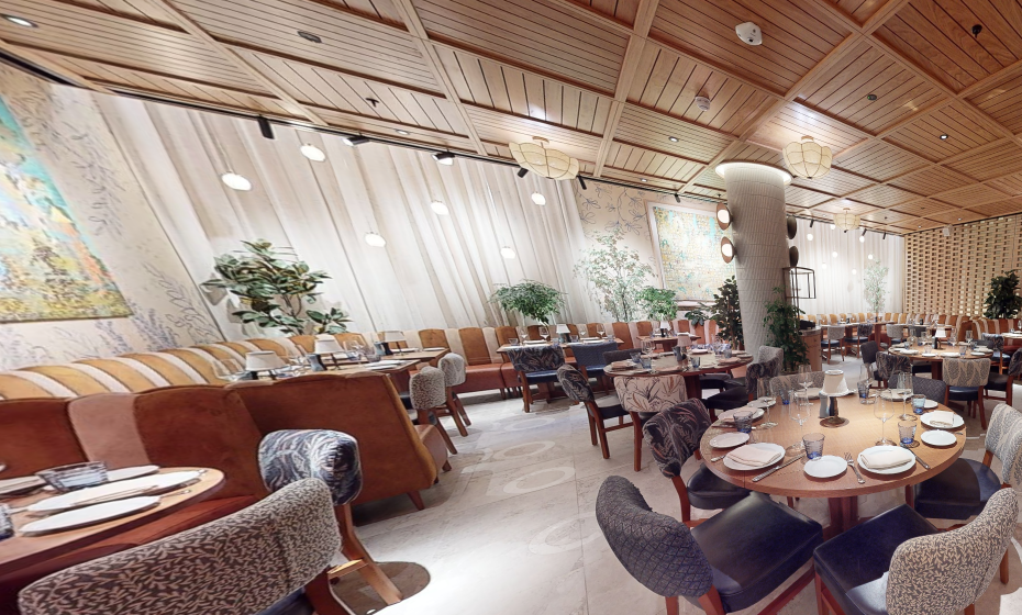 Stylish restaurant interior at The BoTree, ideal for upscale events and intimate meetings.