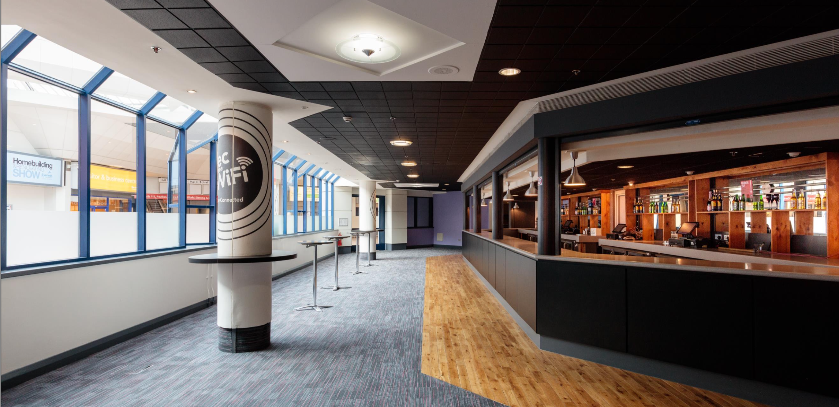 Spacious Concourse Suites at NEC Birmingham, ideal for networking events and breakout sessions.