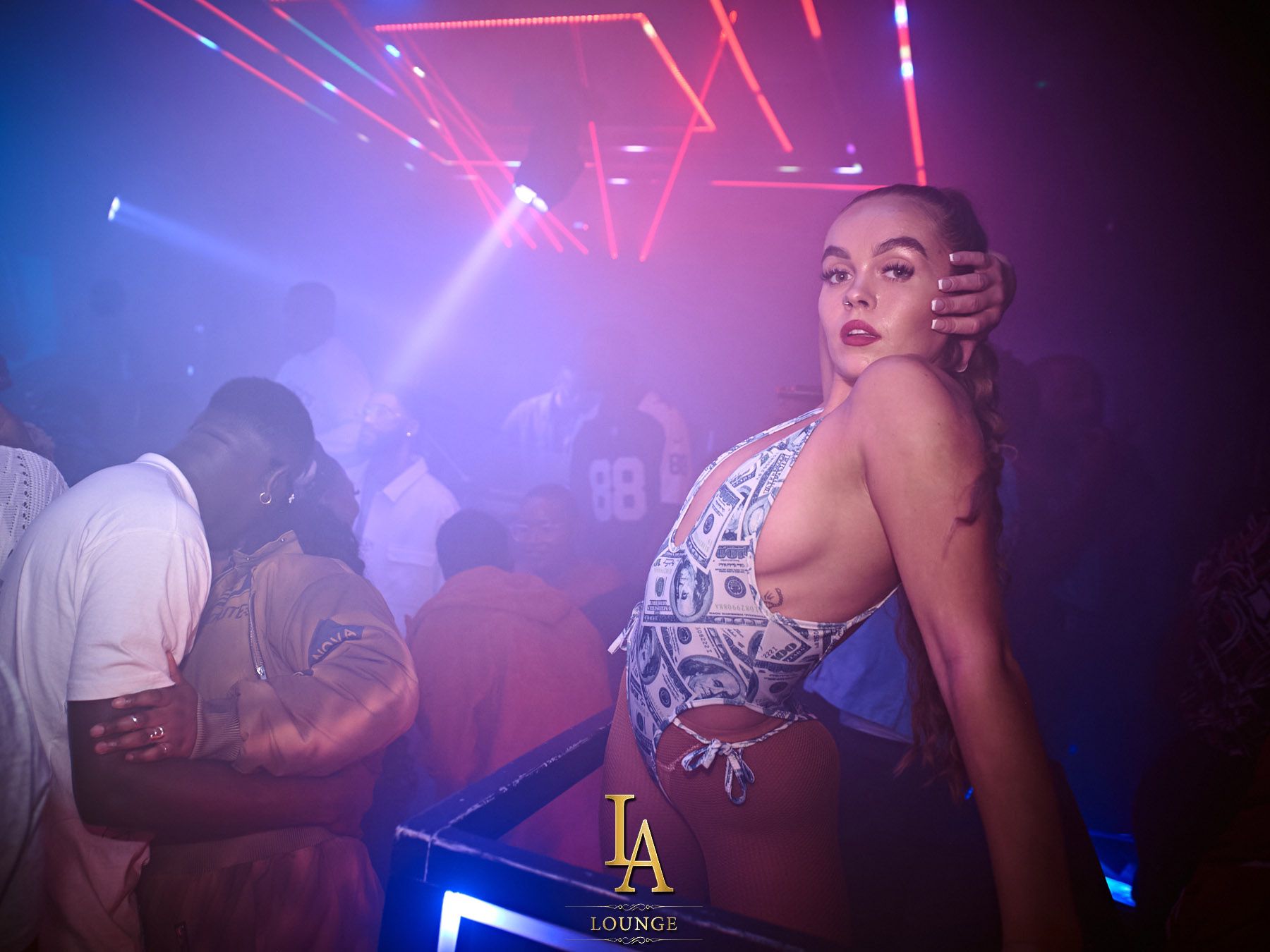 Whole Venue in LA Lounge, featuring modern decor for events and gatherings.