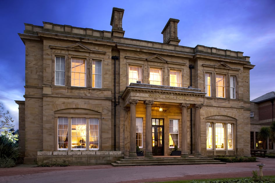 Elegant Oulton Suite at Oulton Hall, ideal for meetings and events with grand architecture.