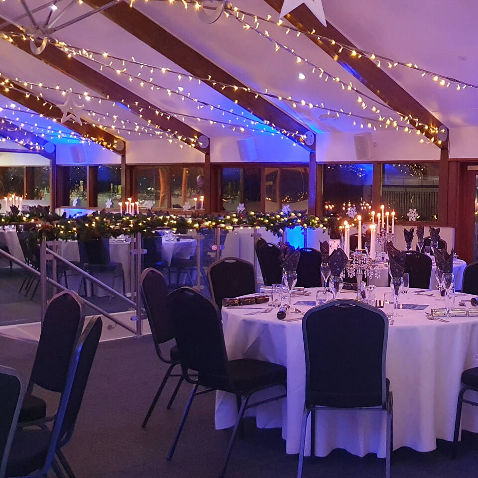 Elegant event space at Clubhouse Bar, ideal for galas and corporate celebrations.