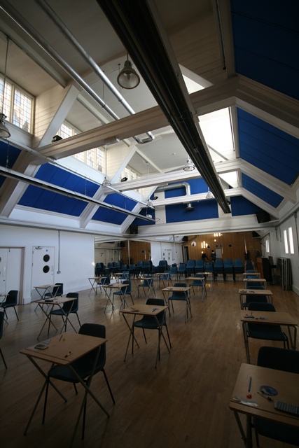 Dance Studio at The Harrow Club with high ceiling, ideal for workshops and seminars.