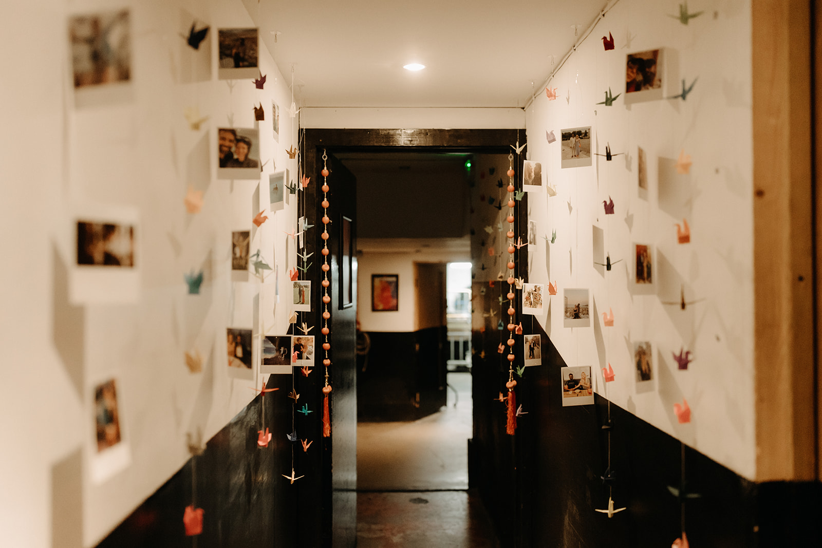 Creative hallway at No90 Hackney Wick, perfect for networking events and engaging experiences.