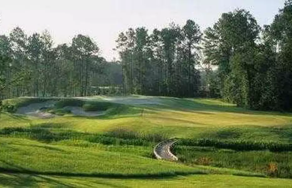 Tom Fazio golf course at Carlton Woods, ideal for corporate retreats and networking events.