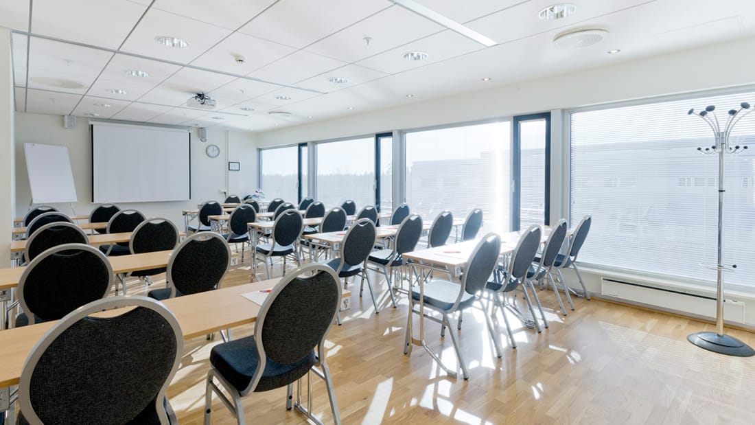 Grupperom at Clarion Hotel® The Hub: bright event space for meetings and workshops.