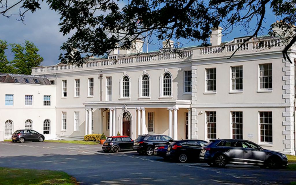 Elegant meeting room at Barham Court, perfect for upscale events and gatherings.