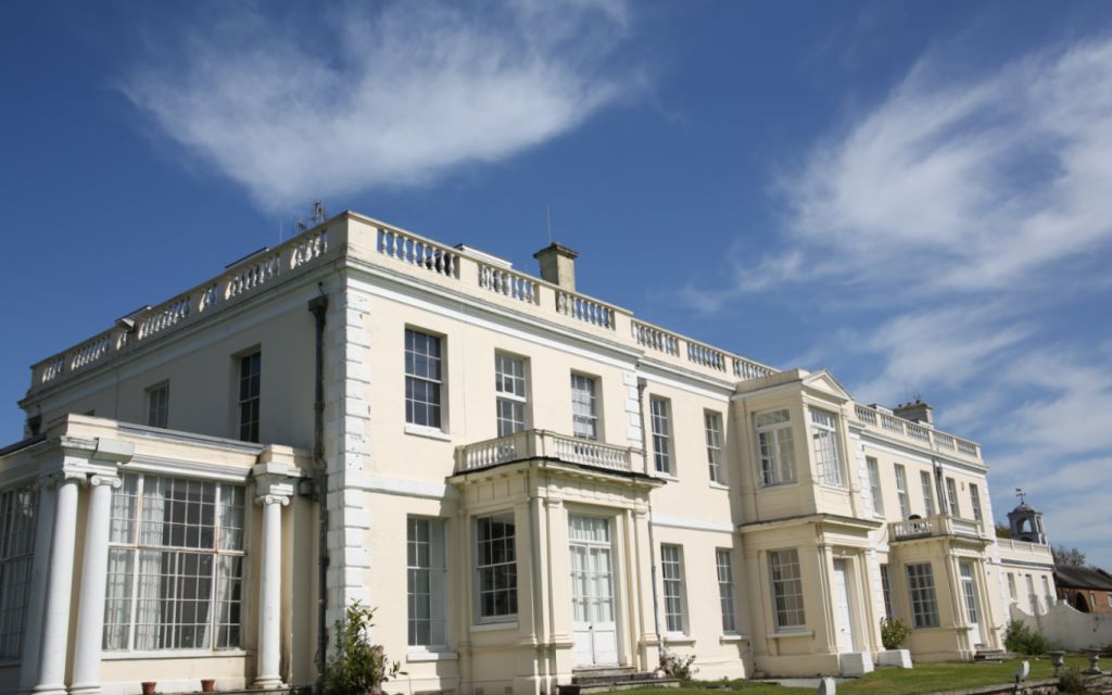 Elegant Meeting Room at Barham Court, ideal for upscale events and weddings.