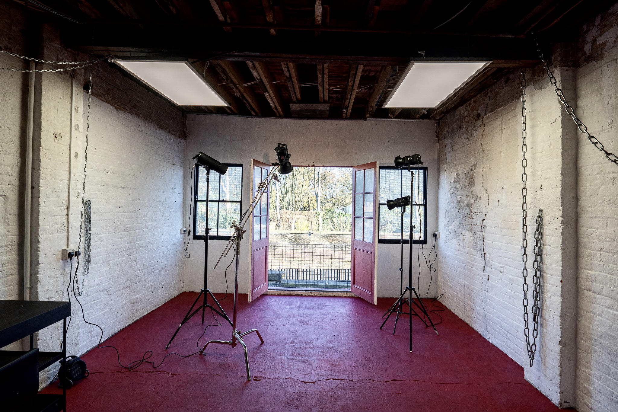 Victorian industrial event space with exposed brick for workshops and photography.