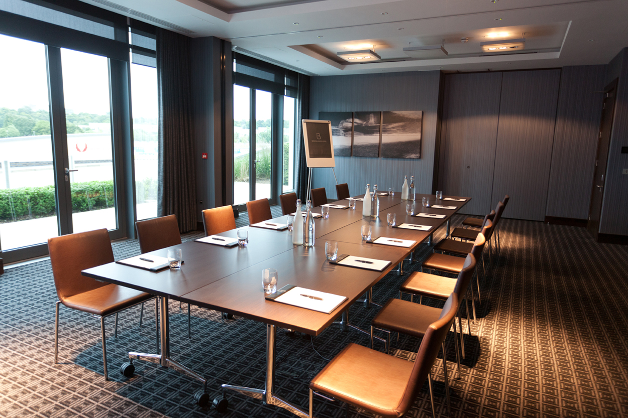 Napier Suite meeting room at Brooklands Hotel, perfect for corporate events and conferences.