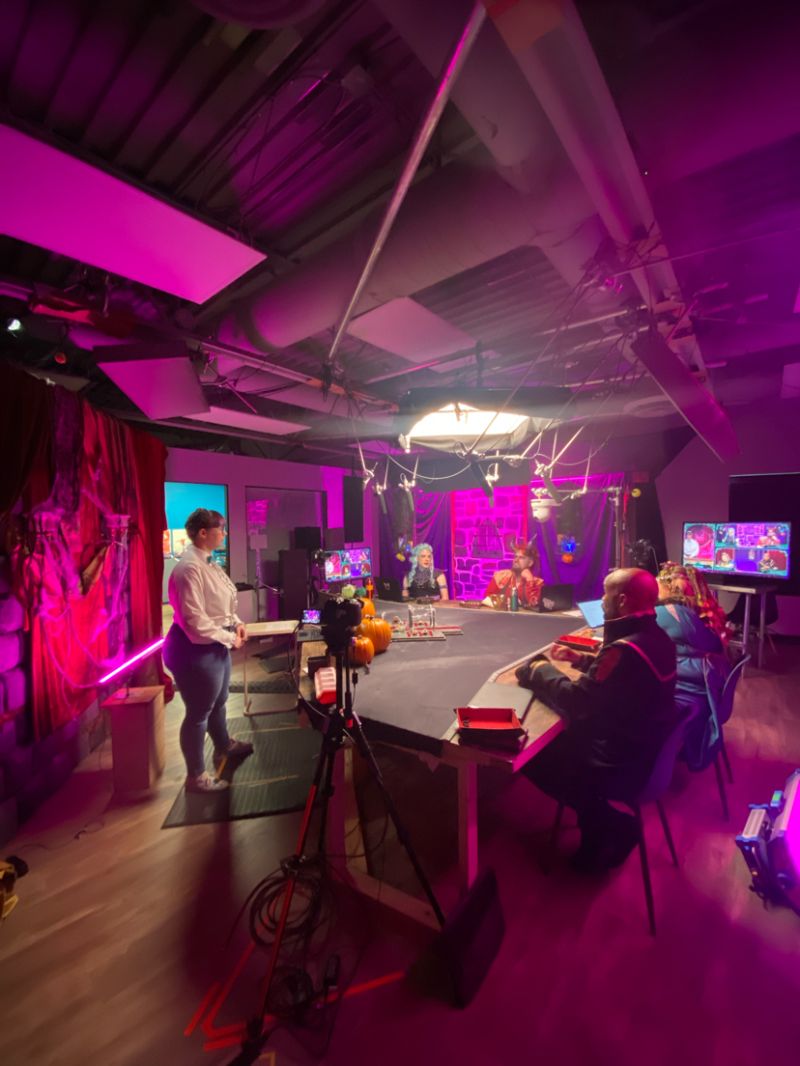 IT Suite at Bernie Cameron Community Centre, vibrant meeting space for hybrid events.