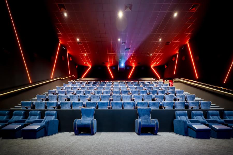 Modern cinema seating in Private Screenings Redhill for film events and product launches.
