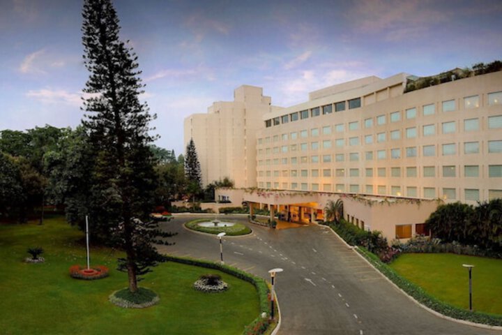 Siddhartha hotel exterior at The LaLiT Ashok, ideal for events and meetings.