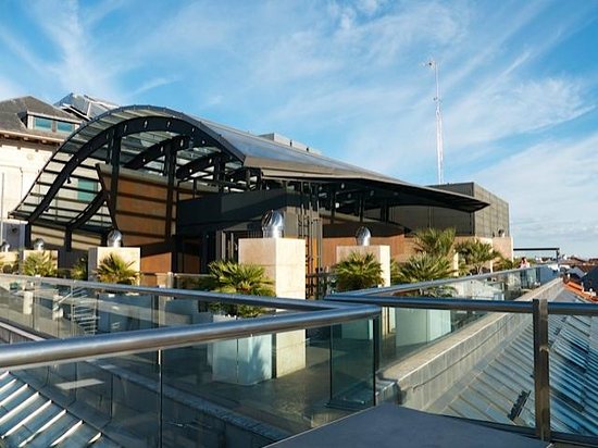 Modern event venue with sleek design at The Urban Terrace, ideal for stylish gatherings.