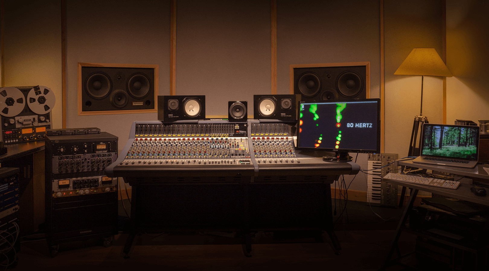 Professional audio mixing studio at ADR Sound Stages for events and performances.