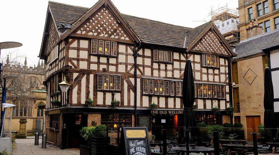 Charming timber-framed pub in Manchester for intimate events and gatherings.